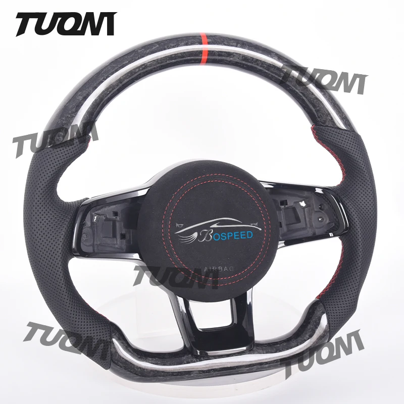 

Forged Carbon Fibre Car Steering Wheel For Volkswagen Golf 6 Mk6 VW Polo Jetta MK5 Sagitar Bora Santana