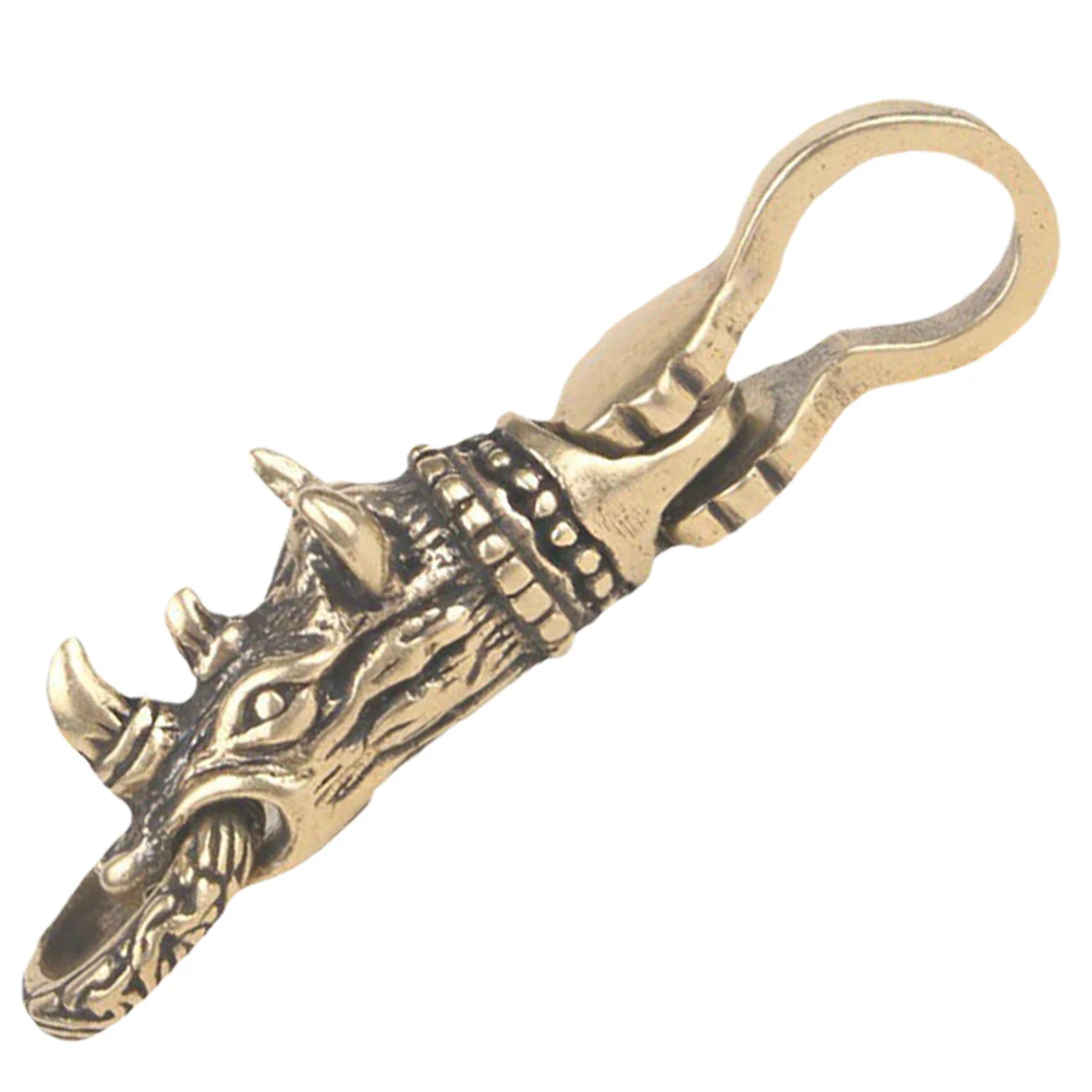 

Brass Pendant Vintage Keychain Decor Animal Charm Lightweight Compact naments Jewelry Accessories Retro Adornment