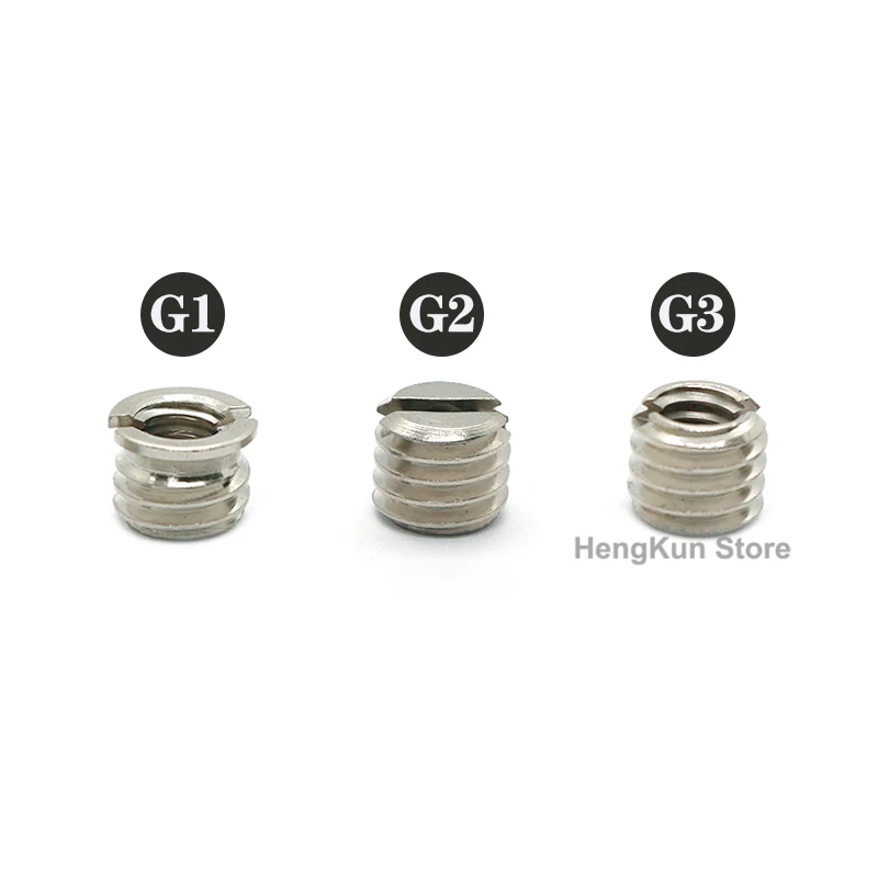 10pcs Camera Screw Nut 1/4 To 3/8 Inch Convert Screws Standard Adapter Screw Tripod Mount Adapter Screw
