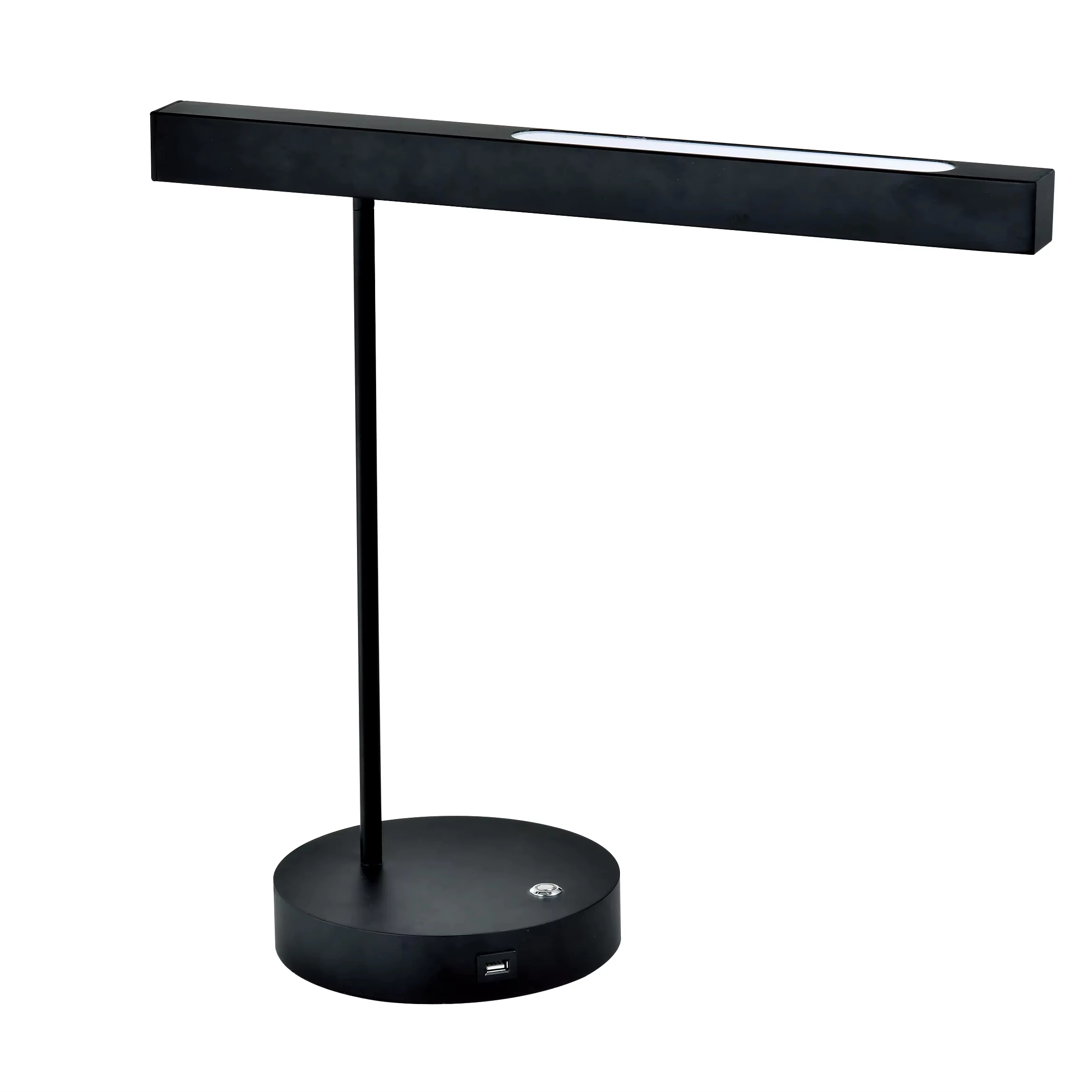 Blue Formula Refresh 2.0 - Guest Room Hotel Desk Lamp Table Lamp with 2 USB Ports