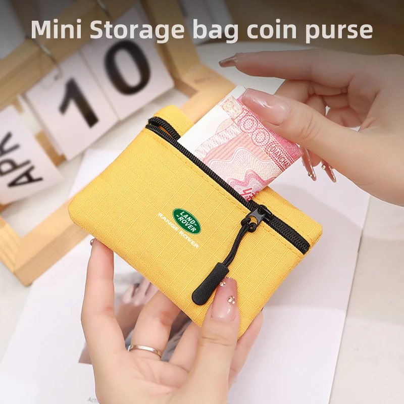 Car Accessories Key Bag Coins Wallet Card Pouch For Land Rover Range Rover Evoque Velar Defender Discovery Freelander LAND CRUIS