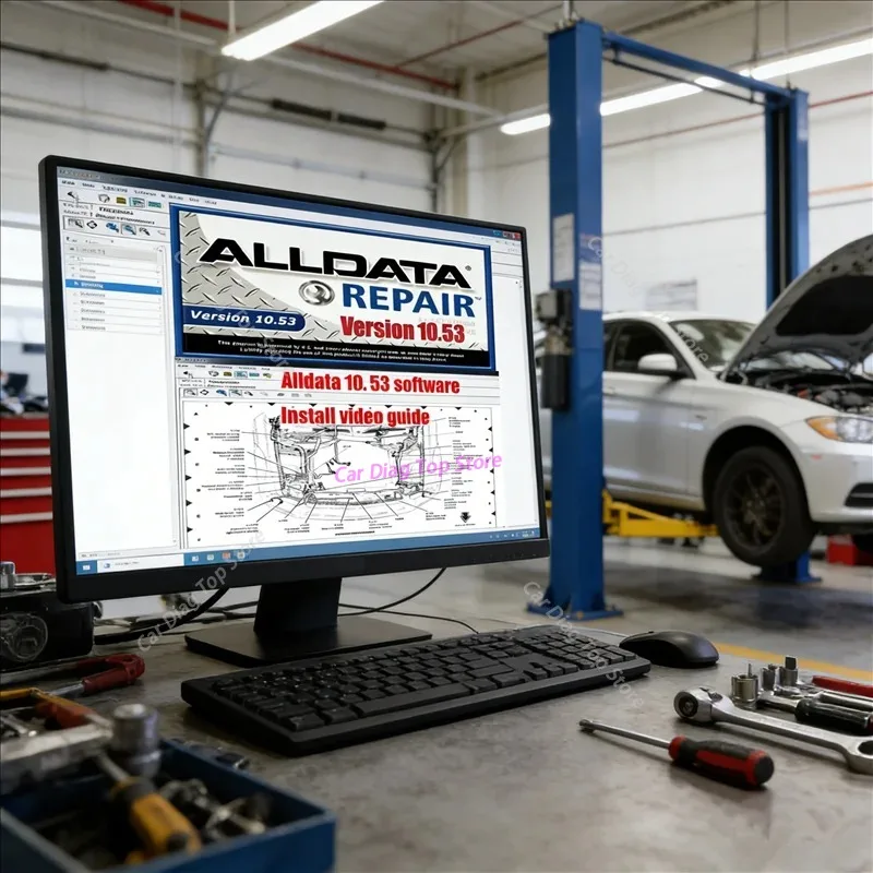 2026 hot selling newest  for  auto repair software All data car software with Wiring diagram alldata 10.53 software