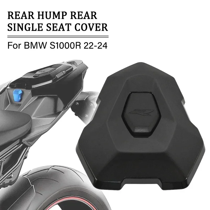 Juste de siège passager arrière de moto, coque de siège unique, bosse de carénage, adaptée pour BMW S1000R 2022-2024 BMWS1000R