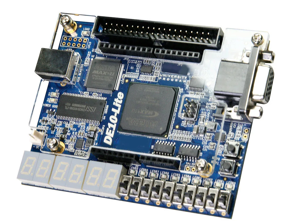 

7pcs FPGA Development Demo Board DE10-lite CPLD MAX10 10M50 with 64MB-SDRAM with Arduino-compatible R3 Connector USB Blaster