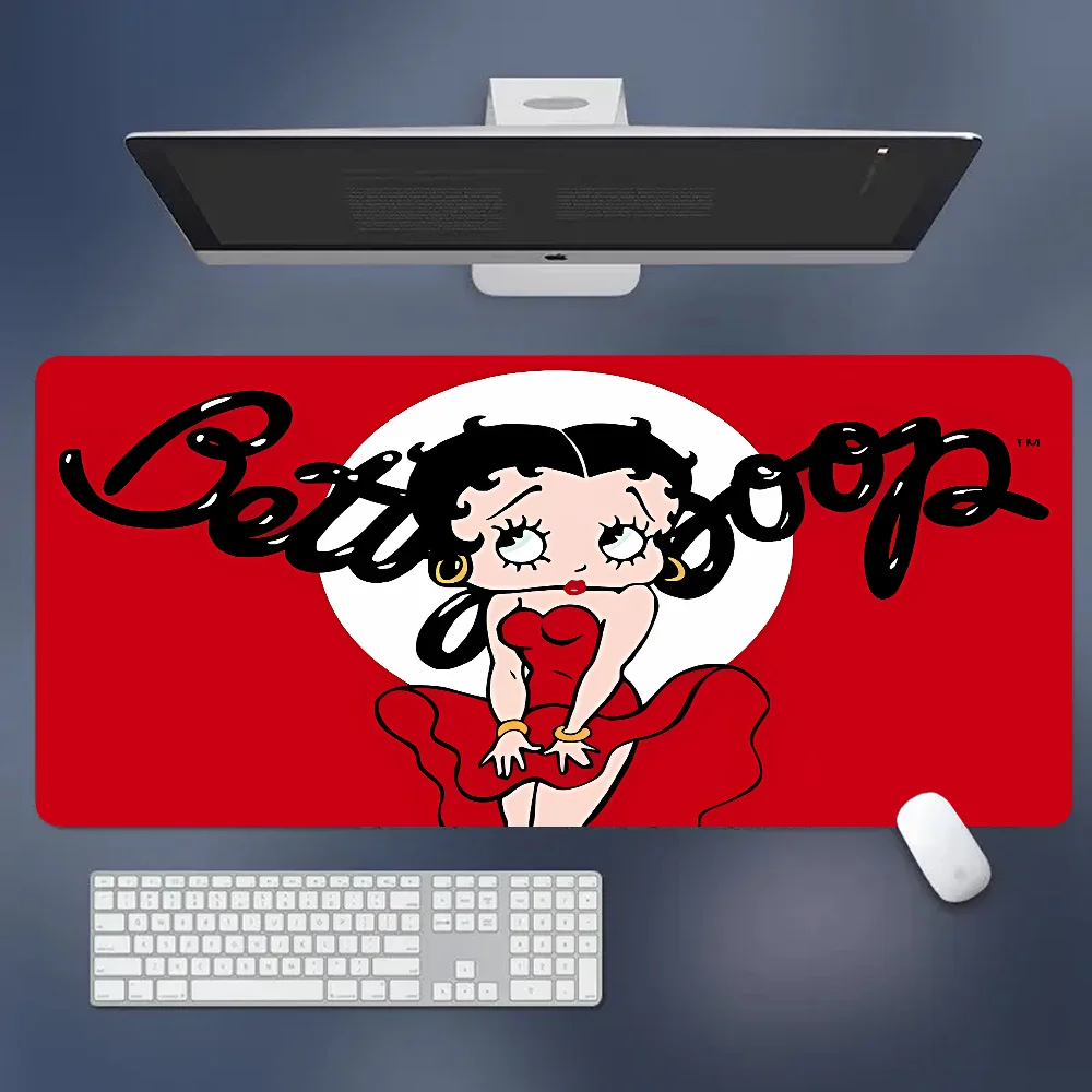 B-Bettys Boops Anime My Favorite Gamer Play Mats Mousepad Size For Keyboards Mat Boyfriend Gift