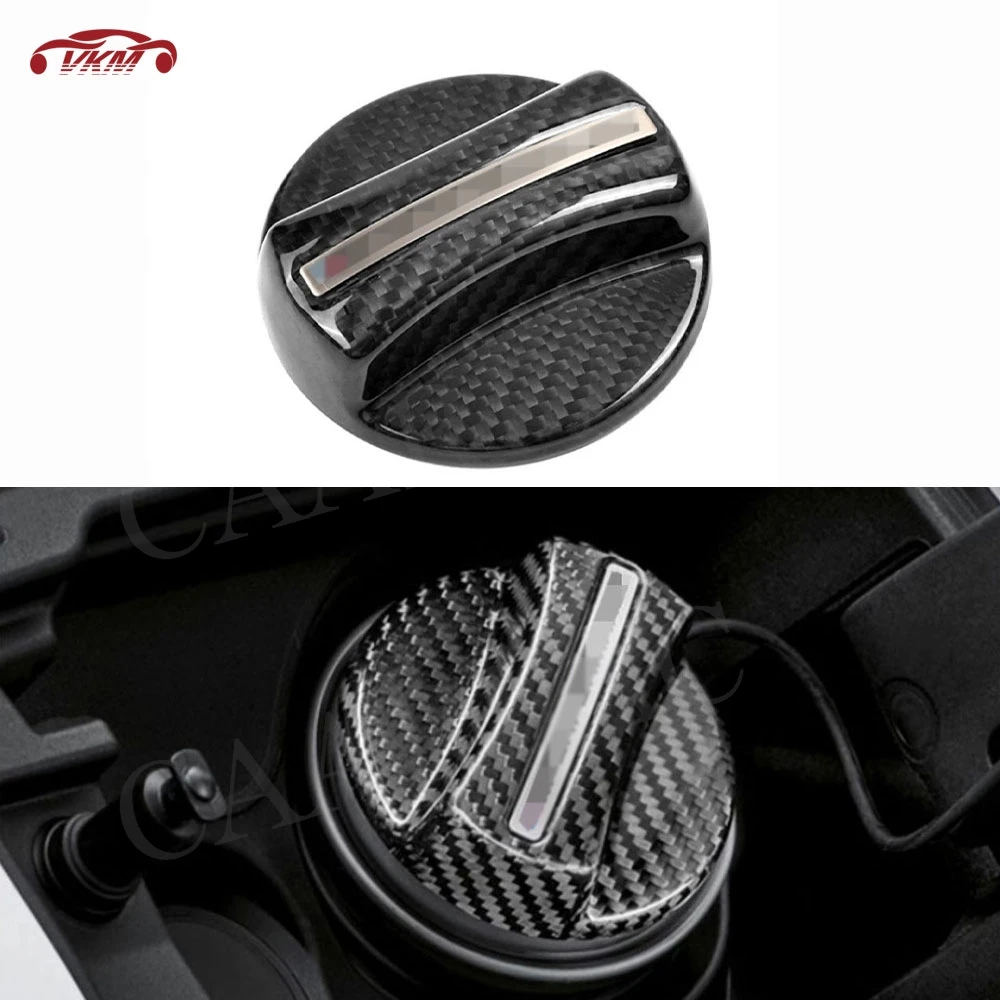 

Dry Carbon Fiber Tank Cover Fuel Tank Air Cap Trim for BMW for Mercedes Benz for Audi Fuel Tank Oil Gas Cap Cover M Style