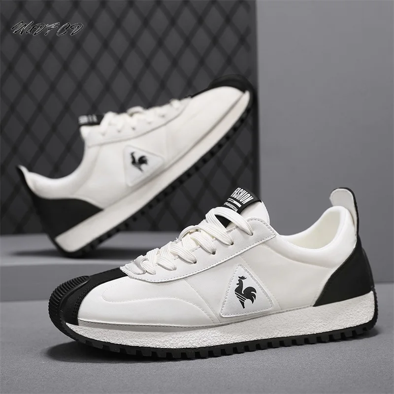 Sneakers Casual Heren Retro Hardloopschoenen Mode Microfiber Lederen Stof Ademende Hoogte Verhoogde Platte Platform Sportschoenen