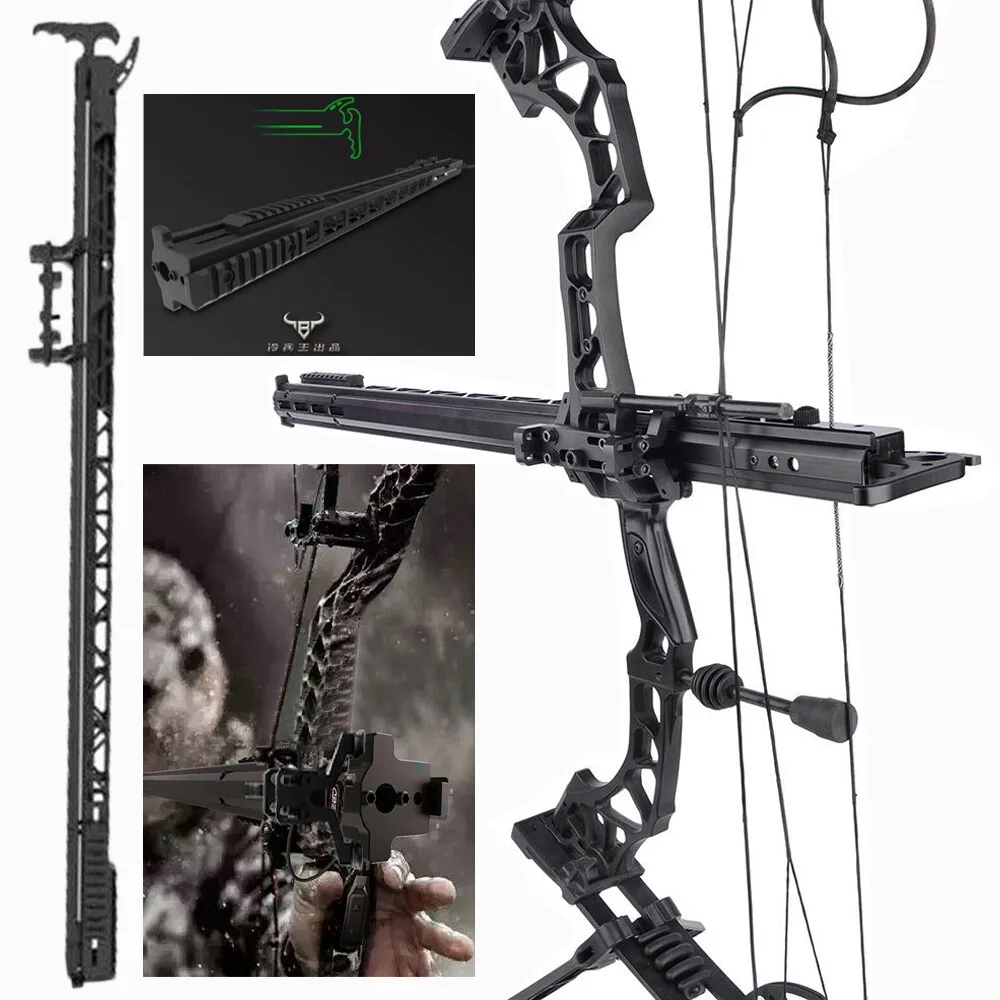 

Bow Shooting Steel Ball Launcher Track Compound Bow Recurve Bow Hunting Target Shooting 15mm Steel Ball Launcher Release Tool