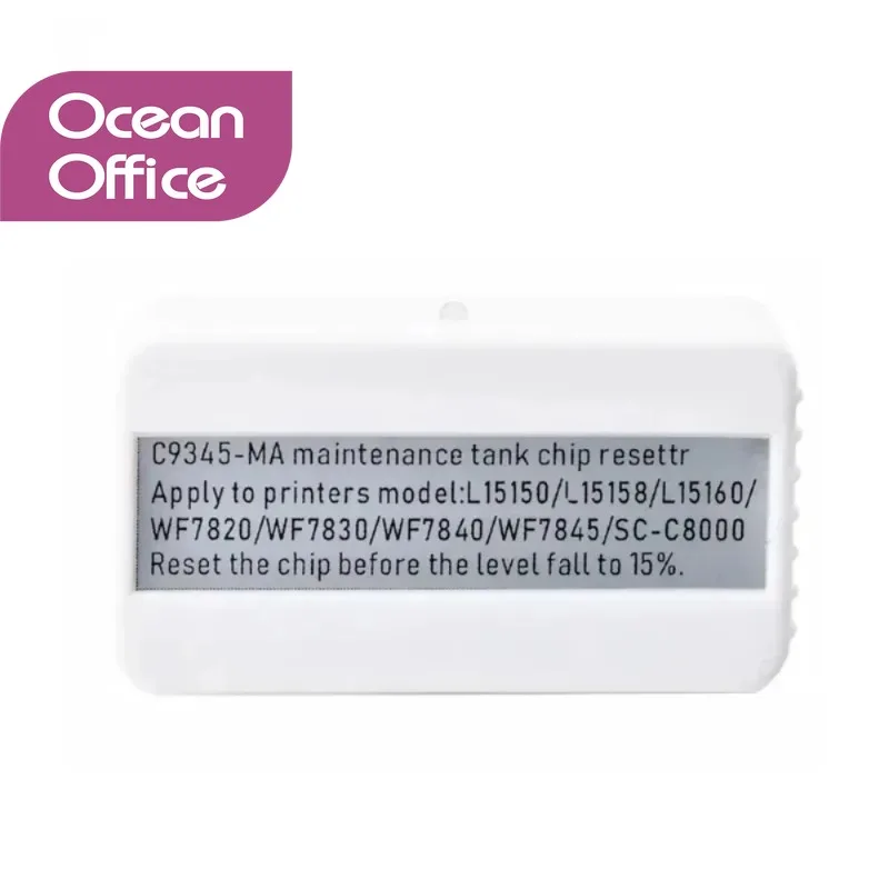 

1PC C9345 Maintenance Box Chip Resetter for EPSON ET 16150 16600 16650 5880 5850 5800 WF 7845 7840 7830 7820 L8168 WF7800