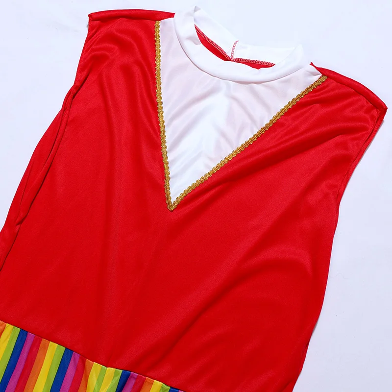 Clown Circus Cosplay Purple Tailcoat Costumes Naughty  Fancy Fantasia Joker Cosplay Clothing dress up for height 110-140cm