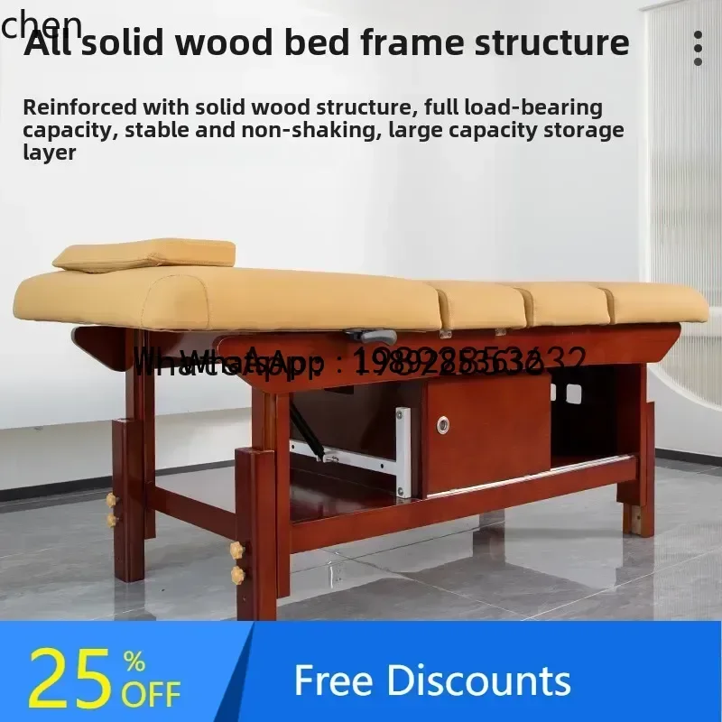 

solid wood beauty bed special bed for beauty salon with hole ear picking physiotherapy bed