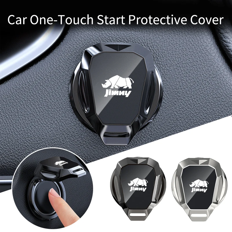 Car Accessories One-Touch Start Button Cover Metal Start Case For Suzuki Jimny Alto Swift Grand Vitara Ignis DZire Baleno Spacia