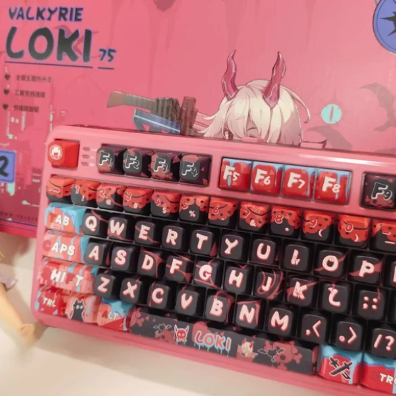 Teclado VALKYRIE VK75 personalizado con cable Bluetooth 2,4G triodo intercambio en caliente 75% teclado RGB Esports perilla junta teclados mecánicos