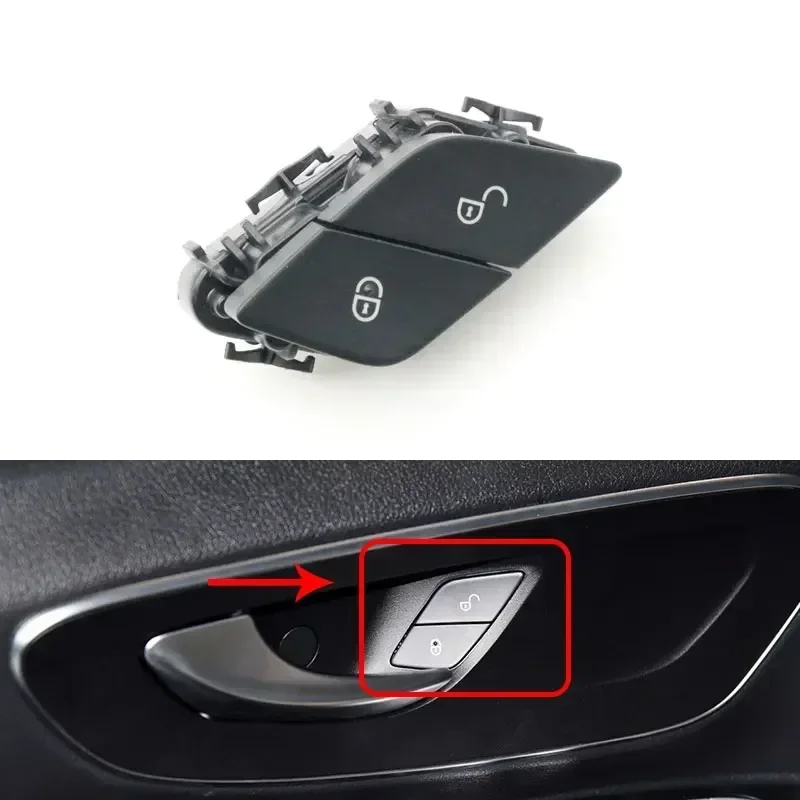 

LHD Car Central Driver Side Door Lock Unlock Switch Button Block For Mercedes-Benz Vito C/V/GLC Class W447 W448 X253 W205 15-21