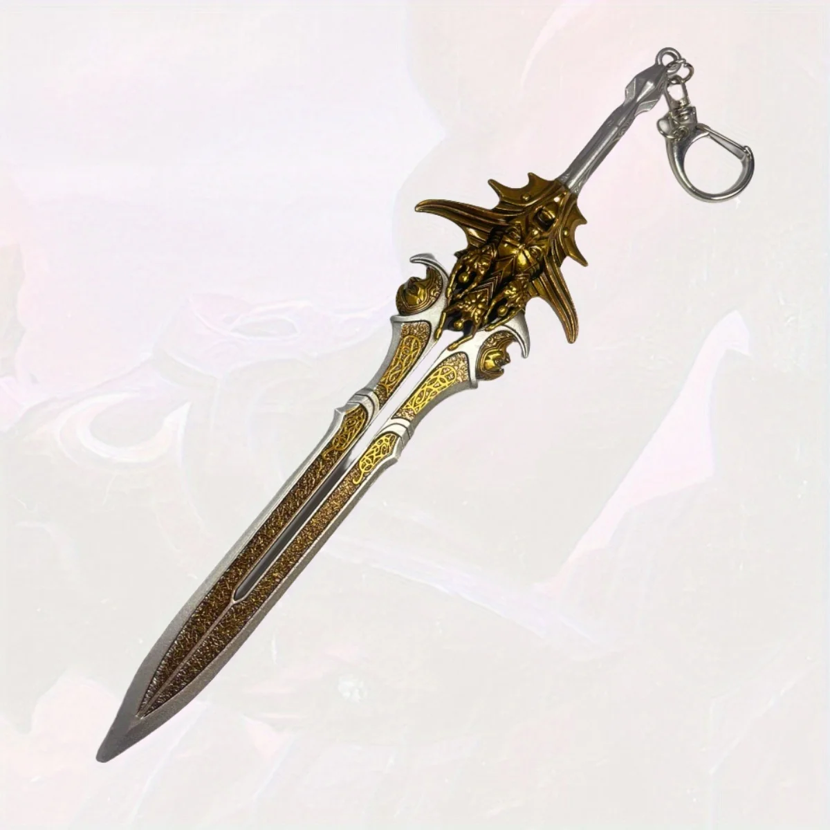 8.6인치 갓 오브 워 크레토스 메탈 카타나 검 오리지널 사무라이 세이버 나이프 일본 카타나 세이버 코스프레 액세서리 소품 장난감