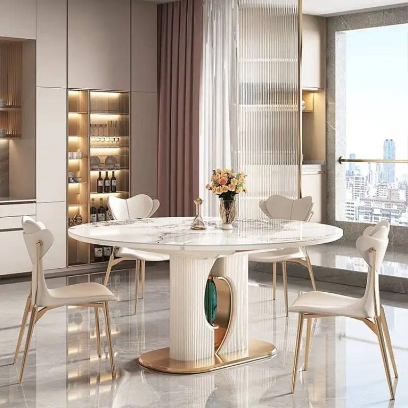 Industrial Design Luxury Dining Chairs Metal Legs Pliable Foldable Dining Chairs Events Salon Krzeslo Jadalnia Furniture Home
