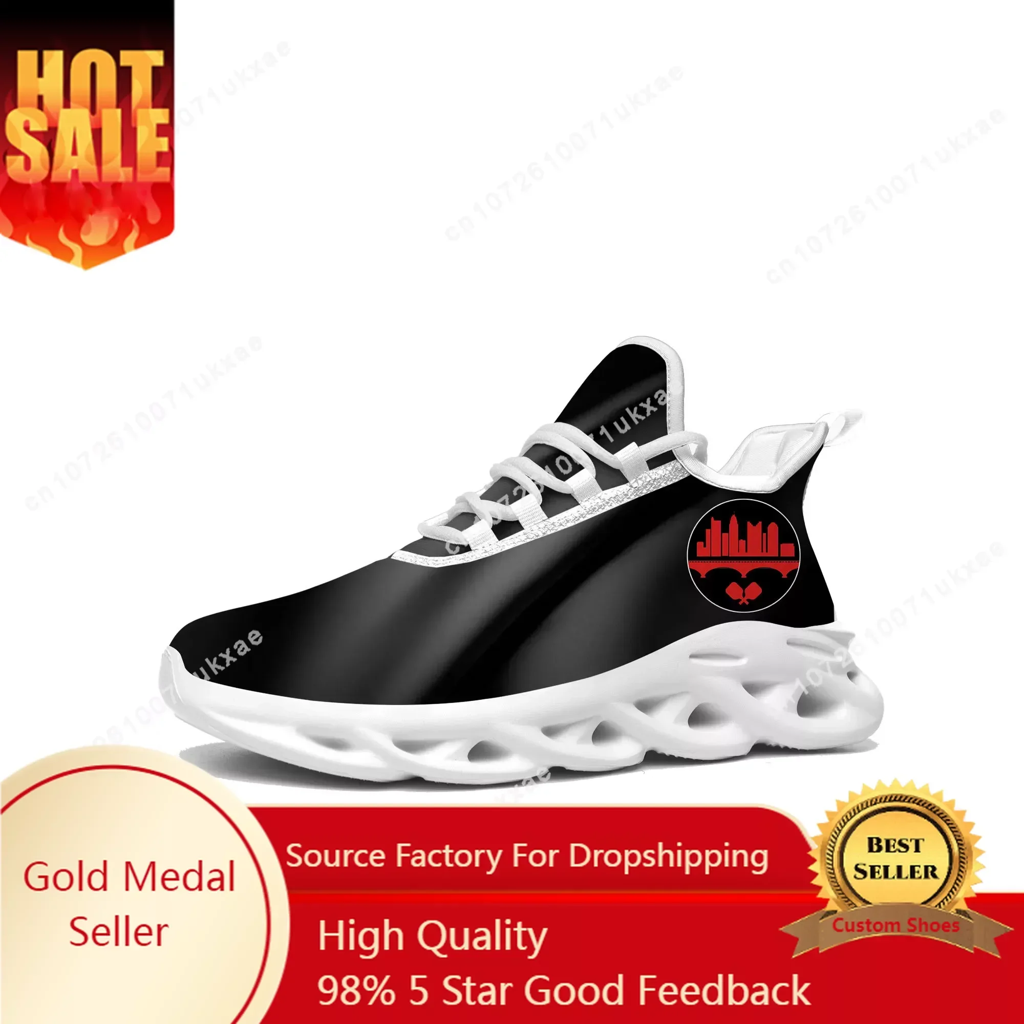 COLUMBUS P.C. pickleball customization Flats Sneakers Mens Womens Sports High Quality Lace Up Mesh Footwear custom made Shoe