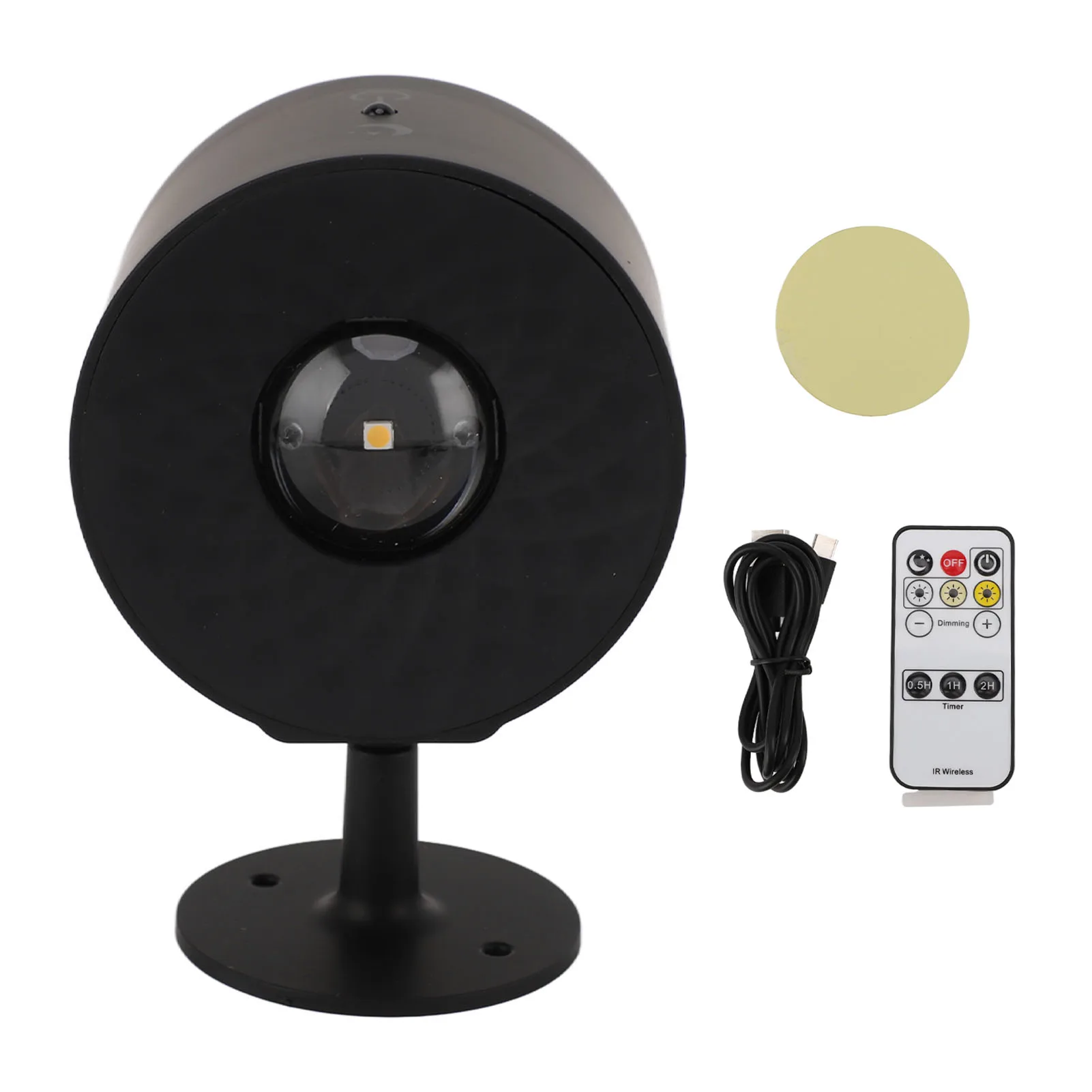 

Светодиодные настенные светильники 360° ° Вращающийся магнитный настенный подвесной светильник, 3-цветная температура, сенсорный пульт дистанционного управления, гибкий для использования в помещении