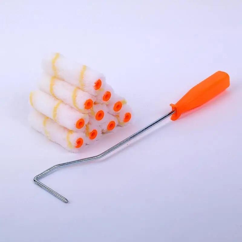 11pcs Paint Roller Kit: Get Professional-Looking Walls With 4 Inch Rollers & Covers , For Hotel/Restaurant/Commercial