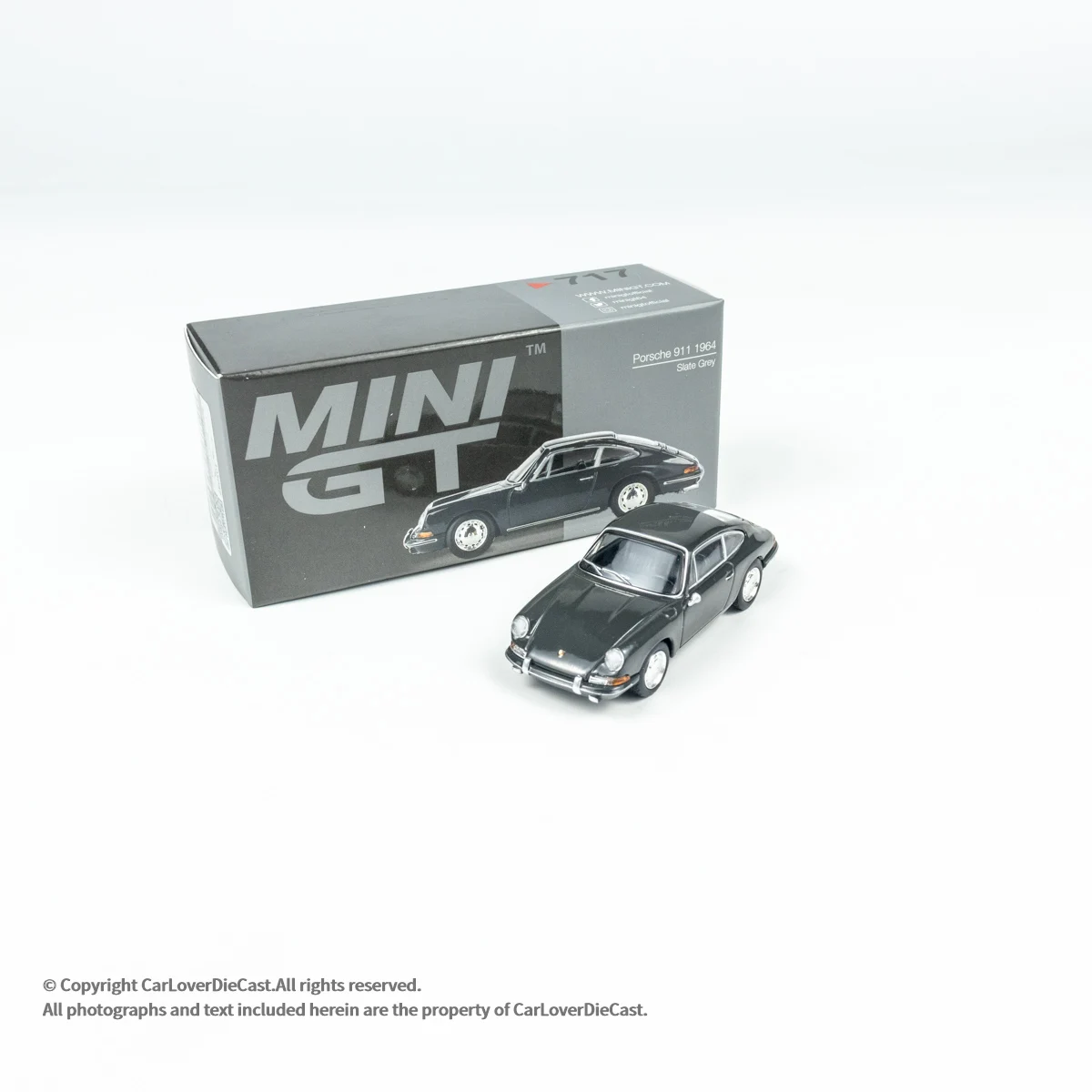 TSM MINIGT 1:64 # 717 911 Schiefergraue Automodell-Sammlung aus Druckgusslegierung als Ausstellungsgeschenk