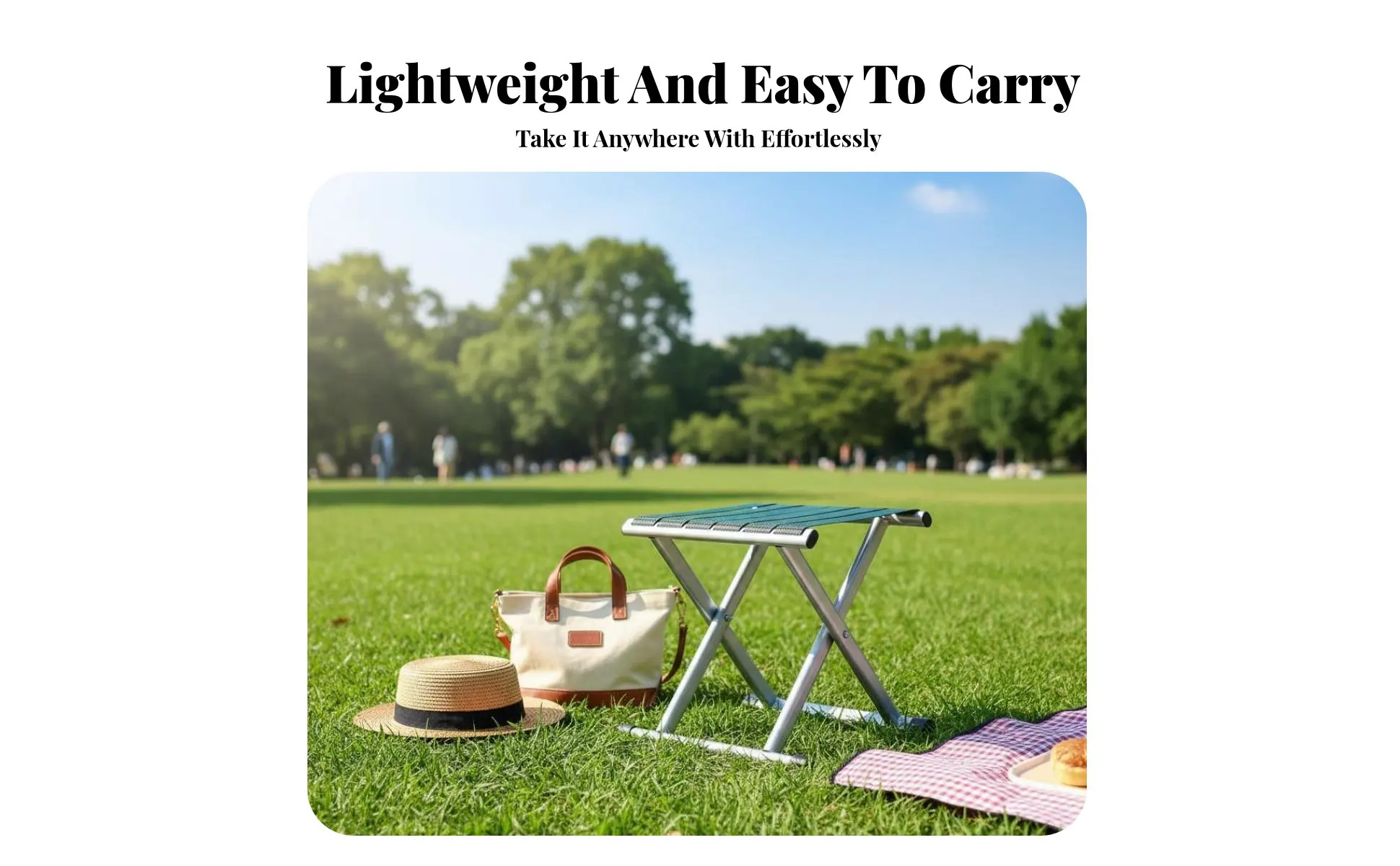 Space-Efficient Folding Stool Foldable Design Collapsible Camp Stool Low Short-Height Built-in Handle for Adults, Campers Space-Efficient Folding Stool Foldable Design Collapsible Camp Stool Low Short-Height Built-in Handle for Adults, Campers