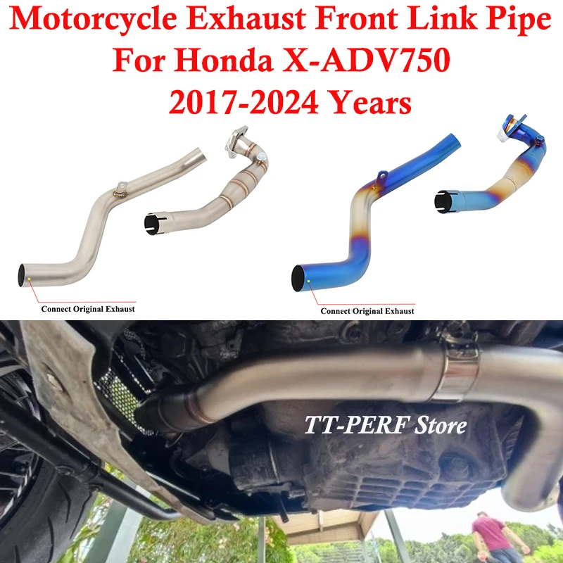 

For Honda X-ADV 750 X ADV750 XADV 750 2017 - 2014 Motorcycle Exhaust Espace Moto Full System Front Pipe Connect Original Muffler