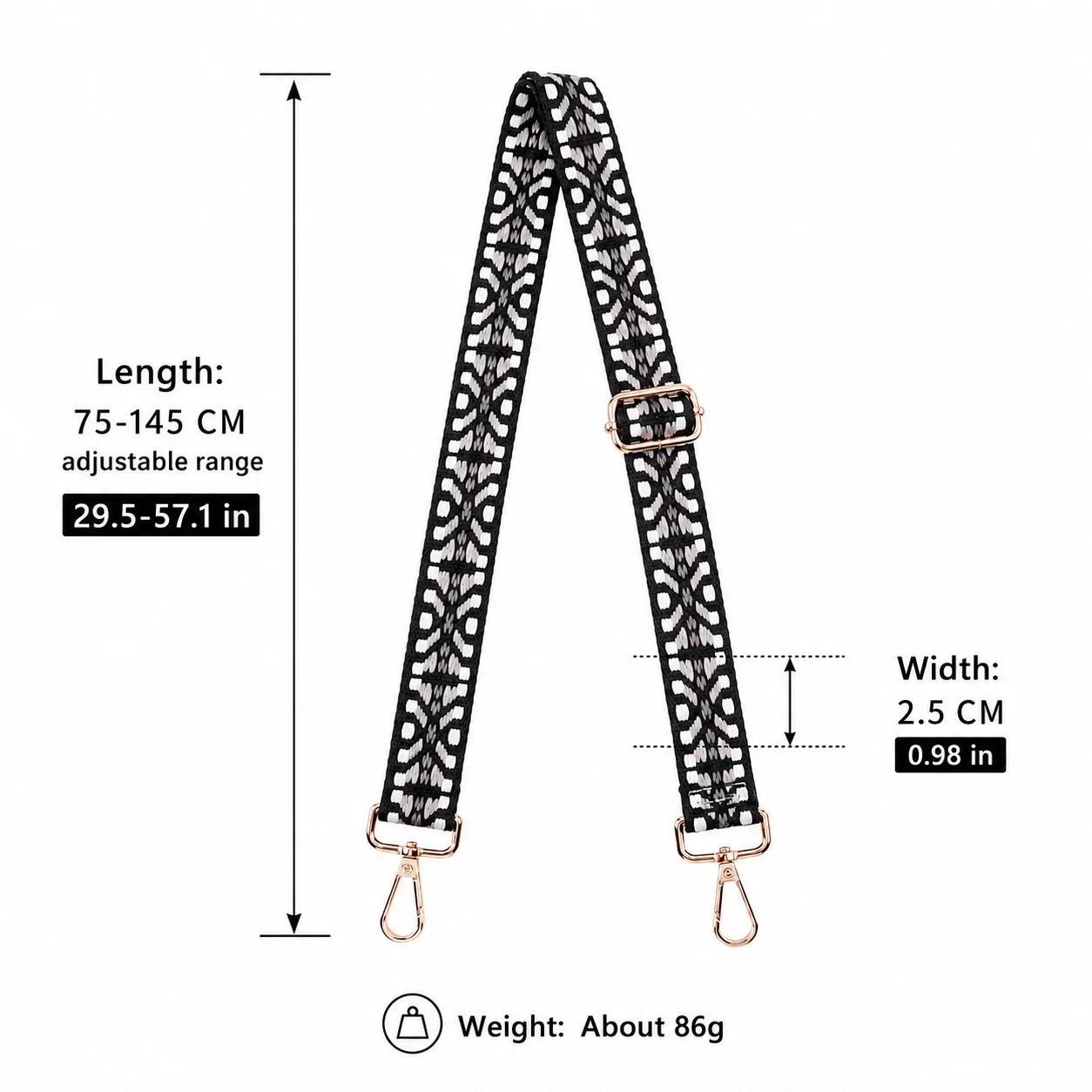 Stylish Bag Accessory Strap