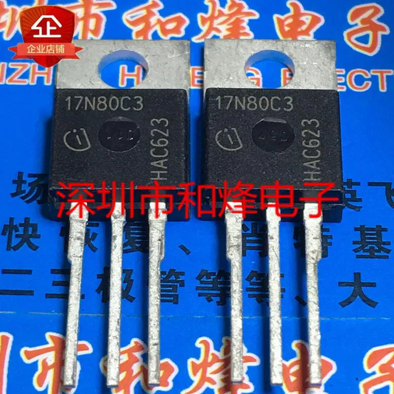 

10PCS/LOT 17N80C3 SPP17N80C3 TO-220 MOS ORIGINAL ON STOCK Best Quality