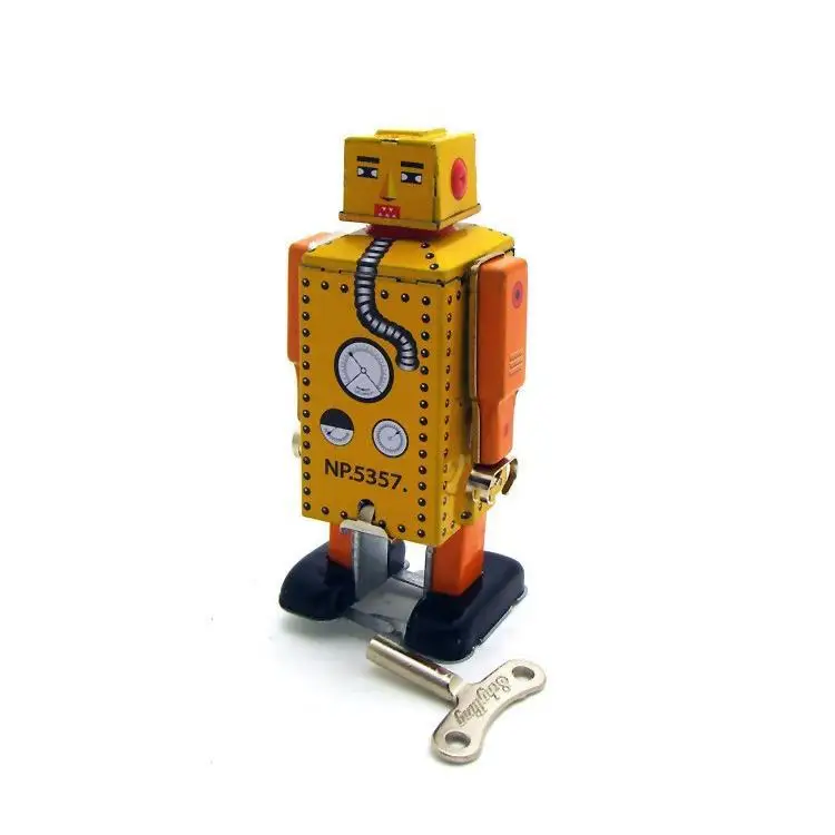 

MS651 Small Steel Tooth Robot Retro Nostalgic Creative Gift Personalized Theme Ornament Iron Toy