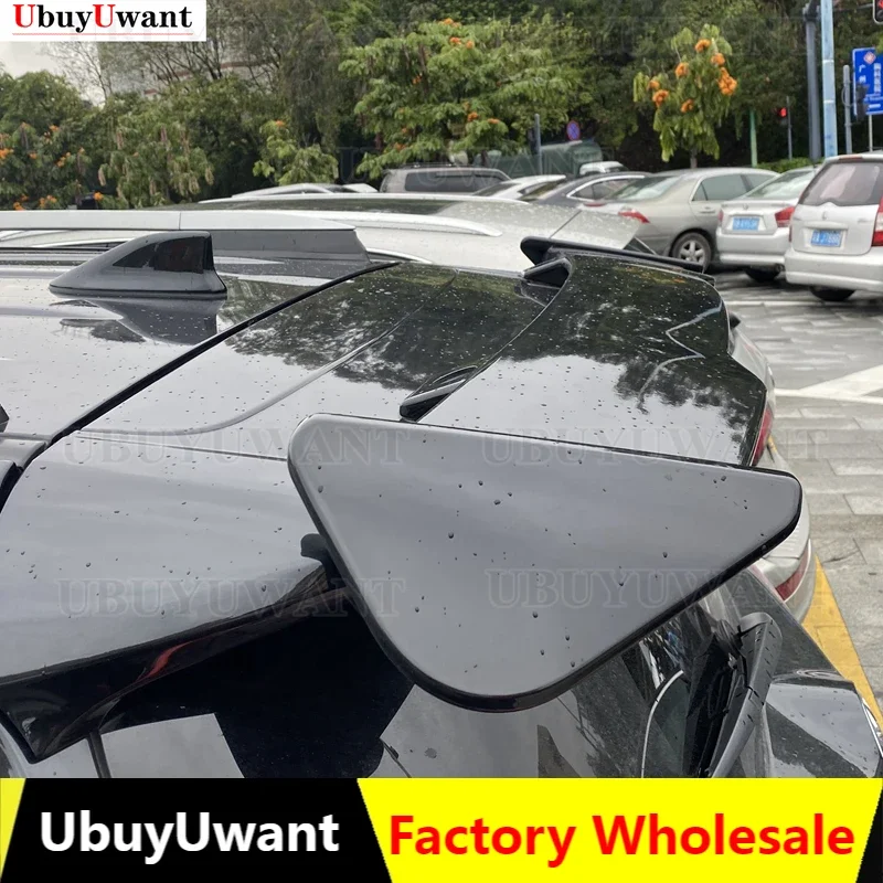 

Use For BMW 1 Series F20 2011-2018 Spoiler ABS Plastic Carbon Fiber Look Hatchback Roof Rear Wing Body Kit Accessories