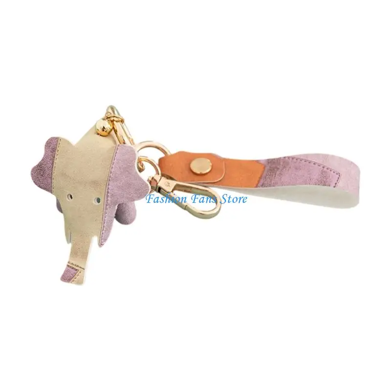 أنيقة الفيل مفتاح حامل بو الجلود المفاتيح قلادة للنساء سيدة العصرية حقيبة الديكور العملي هدية الحاضر #4