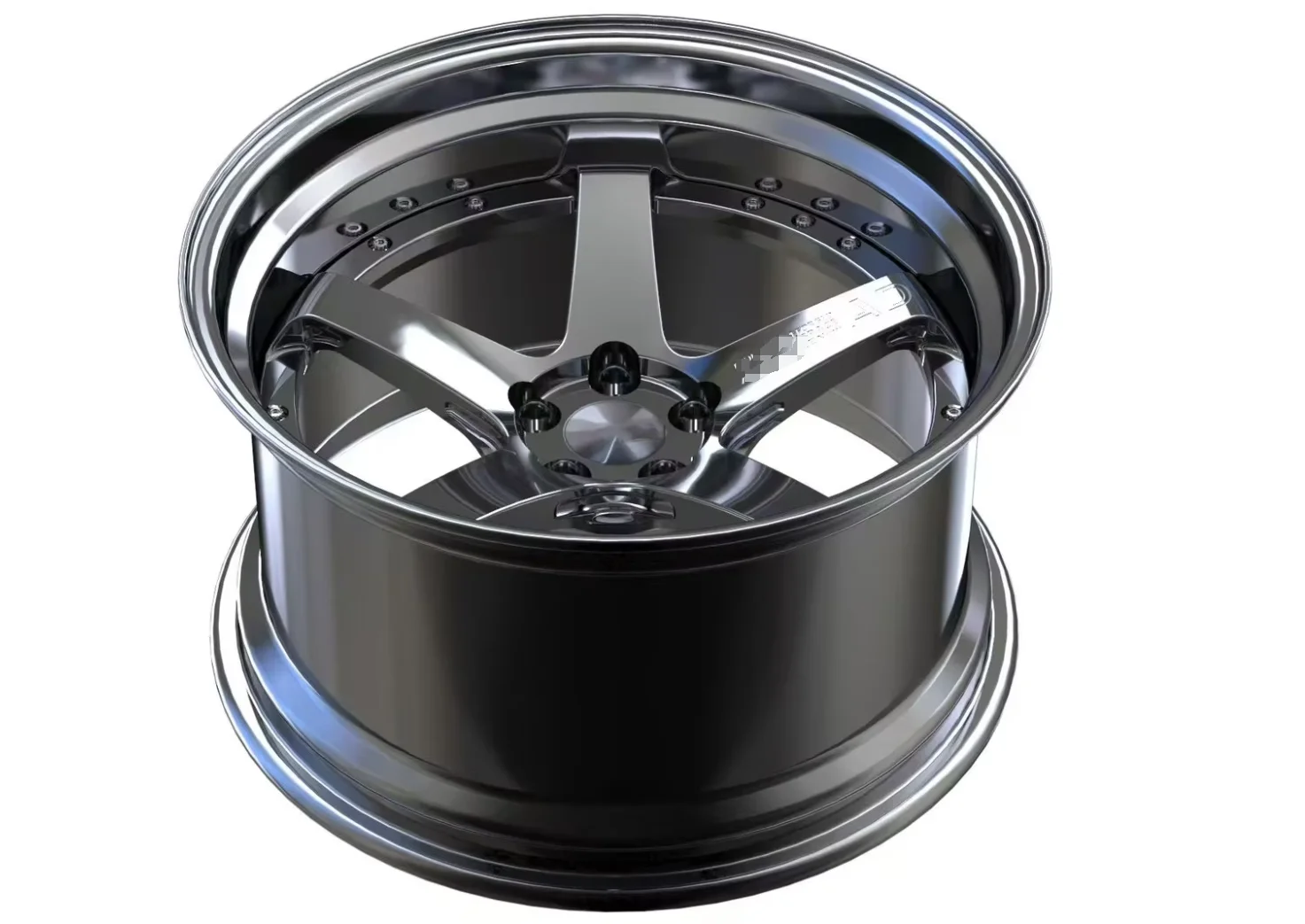 18 19 20 21 22 23 24 Inch Extreme Deep Dish Polished T6061 Forged Alloy Rims Multi PCD Racing Car Wheels