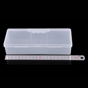 Xóa hộp lưu trữ nghệ thuật hình khối, tổ chức phụ kiện móng tay, hộp nhựa, gói móng cho tập tin bàn chải móng tay, dụng cụ làm móng tay 12 Bán hàng chính làm móng tay - 5