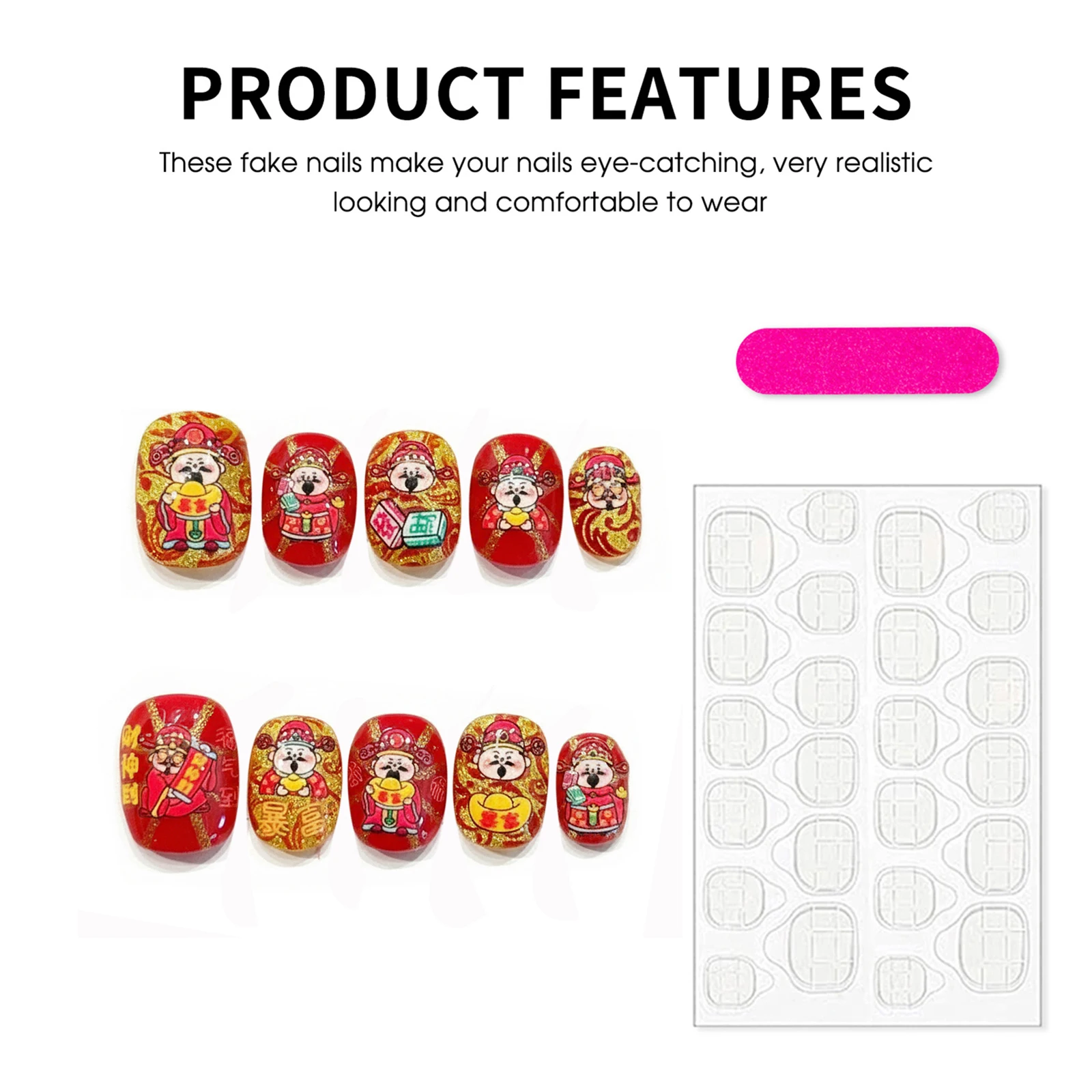 10pcs Handmade Golden Red New - Resin Art Glitter ulasan dan harga