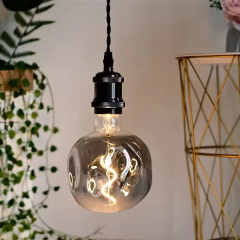 

E27 Vintage Led Bulb 4W 220V Dimmable Special Shaped Big Stone Bulb Festival Events Decorative Bulb