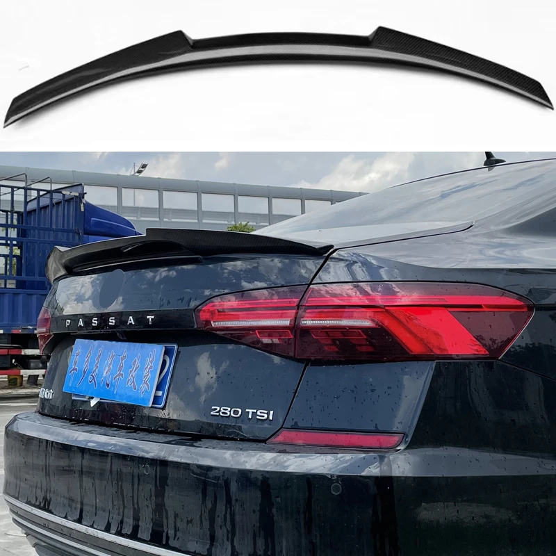 

For 2018-2021 Volkswagen Passat 100%Real Carbon Fiberhighquality Rear Spoiler Trunk Lid M4 Style