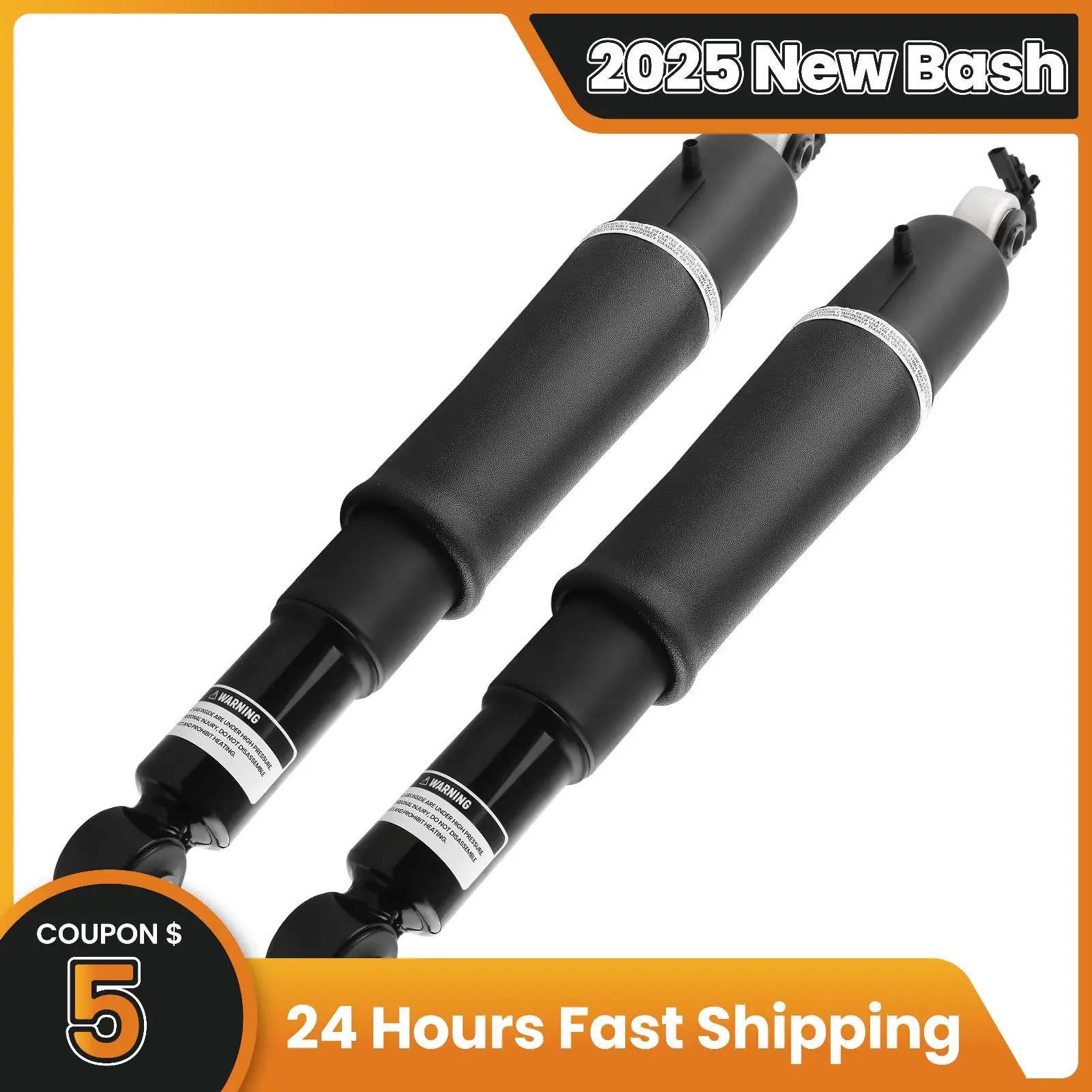 

2pcs Rear Air Shock Struts For Cadillac Escalade GMC Yukon Chevrolet 23267007