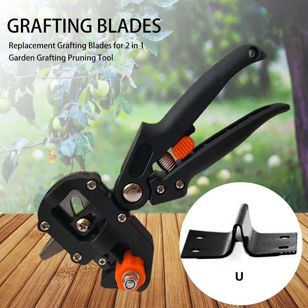 3/6PCS Replacement Grafting Blades U V  Graft  2 in 1 Garden Grafting Pruning Tool Household Potted Trim Gardening Tools