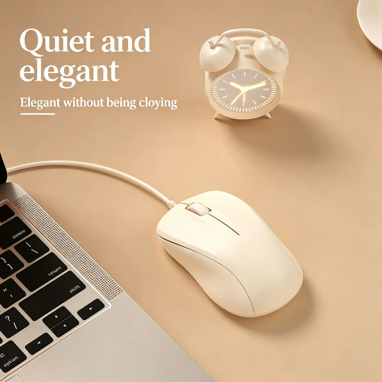 Fashion Multi Color Wired USB Mouse Silent Buttons Ergonomic Comfortable Grip Minimalist Optical Mice For PC Laptop Office Work