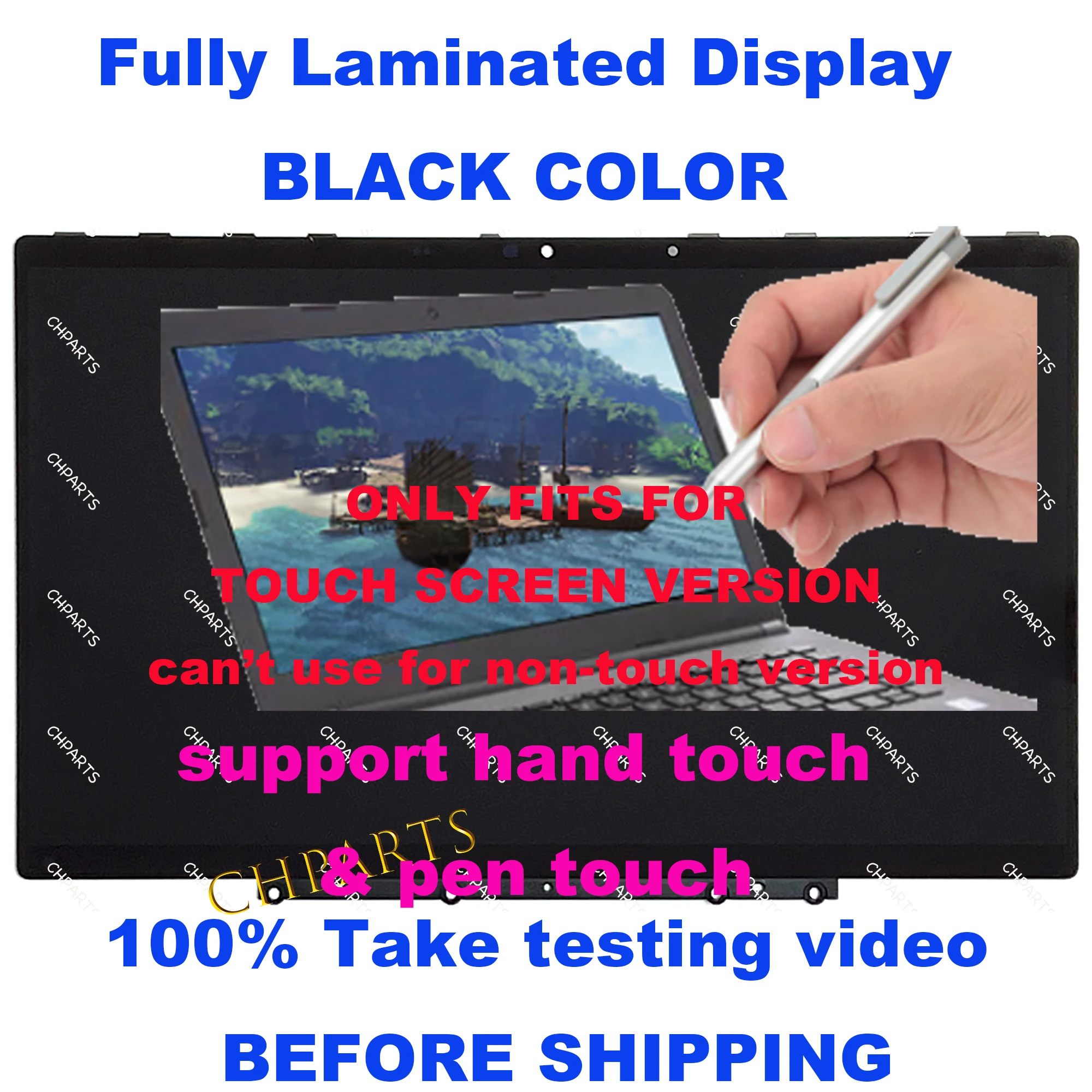 

14 "для Dell Latitude 7420 7430 2-в-1 P136G P136G001 P136G002 Сменный сенсорный экран ноутбука в сборе с рамкой и платой