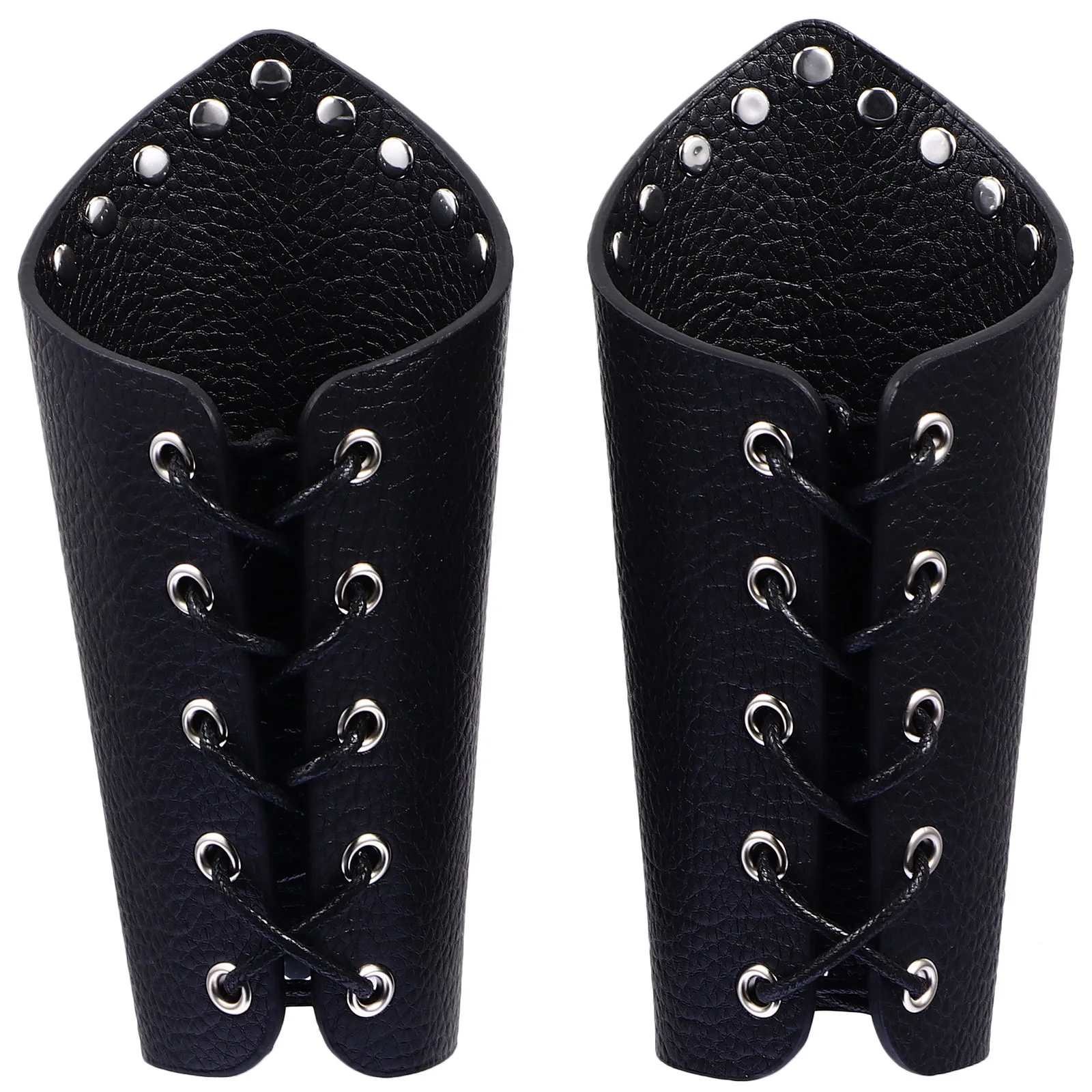 1 Pair Wristband Adjustable Medieval Bracers For Men Women Vintage Arm Guards Costume Accessories Wrist Cuffs