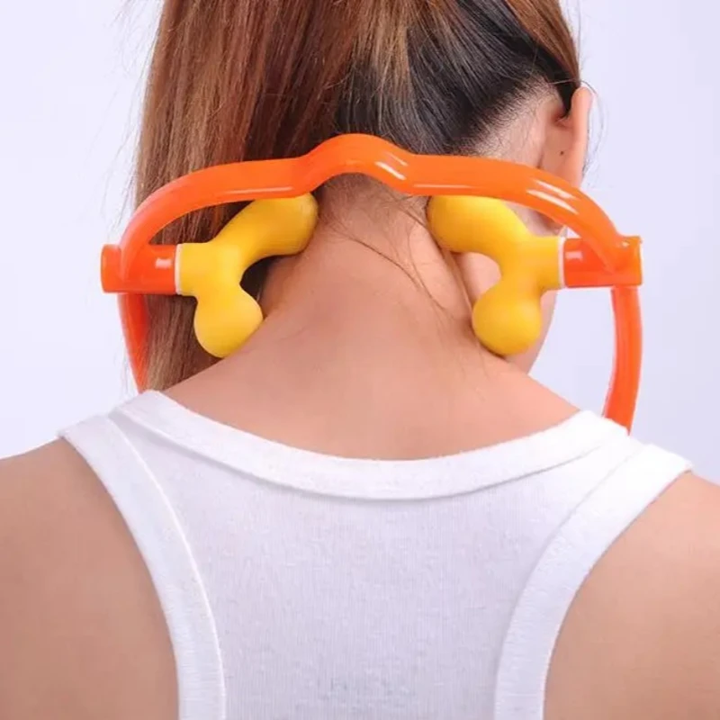 

U Cervical Neck Bump Massager Massager Household Manual Neck Massager