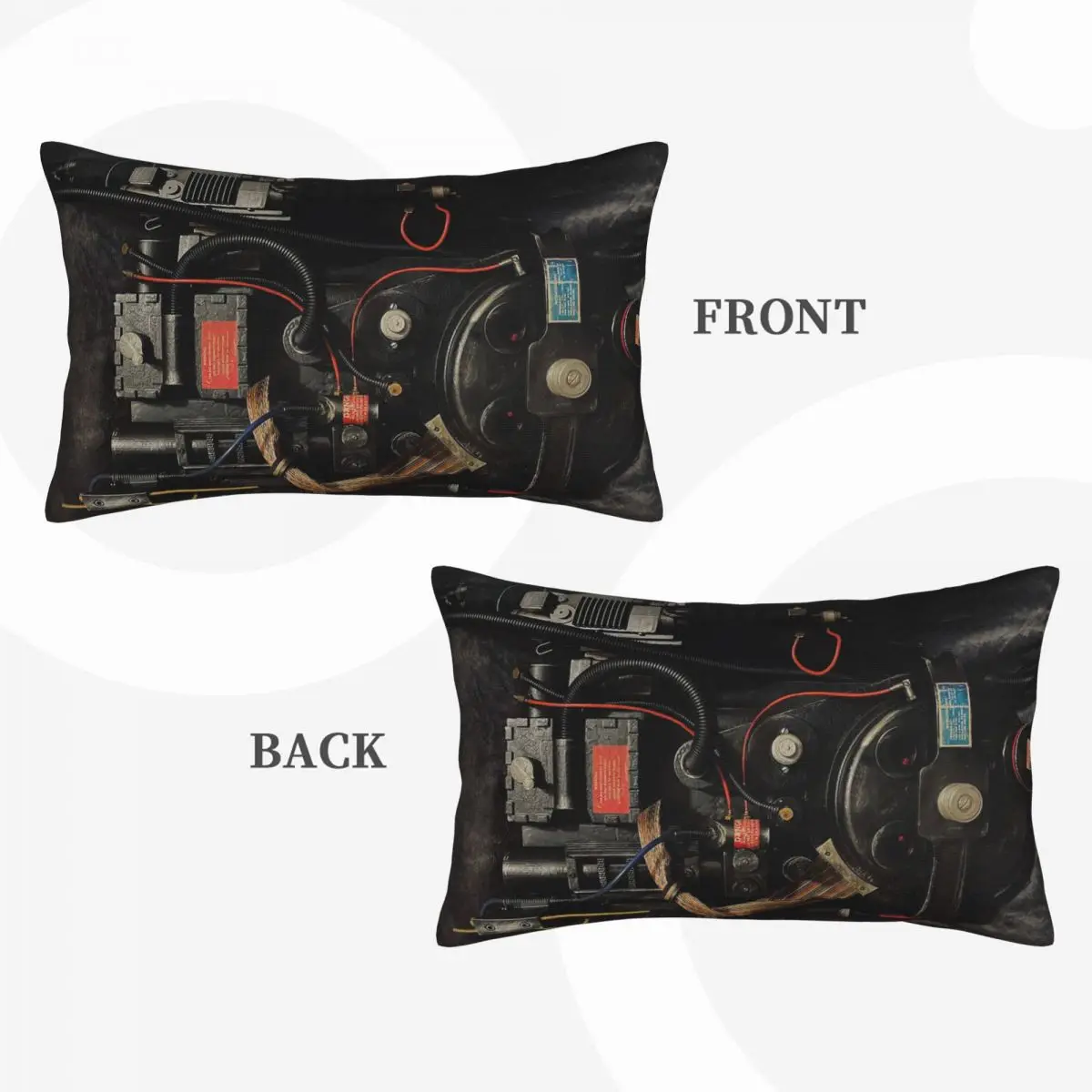Ghostbusters Proton Pack Rectangle Pillowcase Cushion Cover Decor Bedroom Bed Home Comfort Throw Pillow