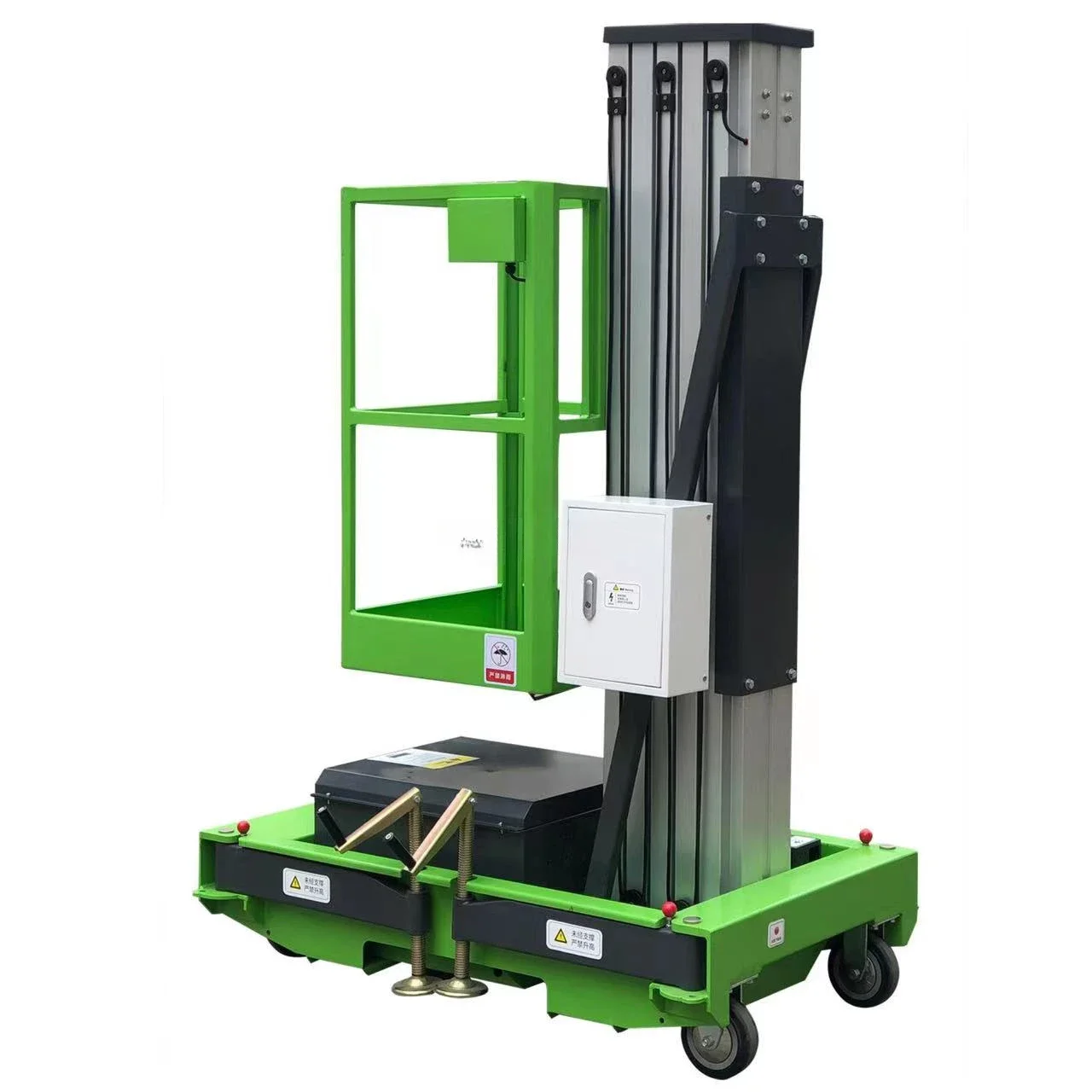 ME900-1  9m Single Mast Aluminum Alloy mast lift hydraulic hydraulic for Aerial Working Platform Lift