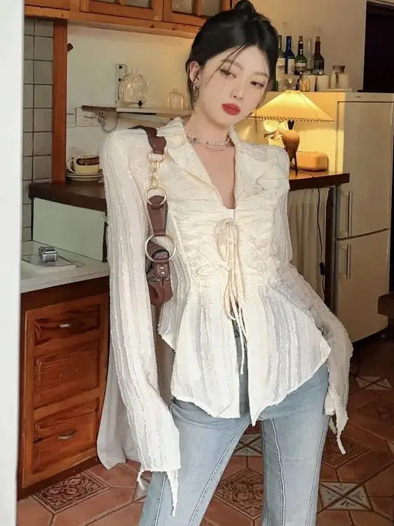 

Защита от солнца V-Ne Long Sve, женский облегающий корейский шифоновый топ для поездок на работу, повседневный, стандартной длины