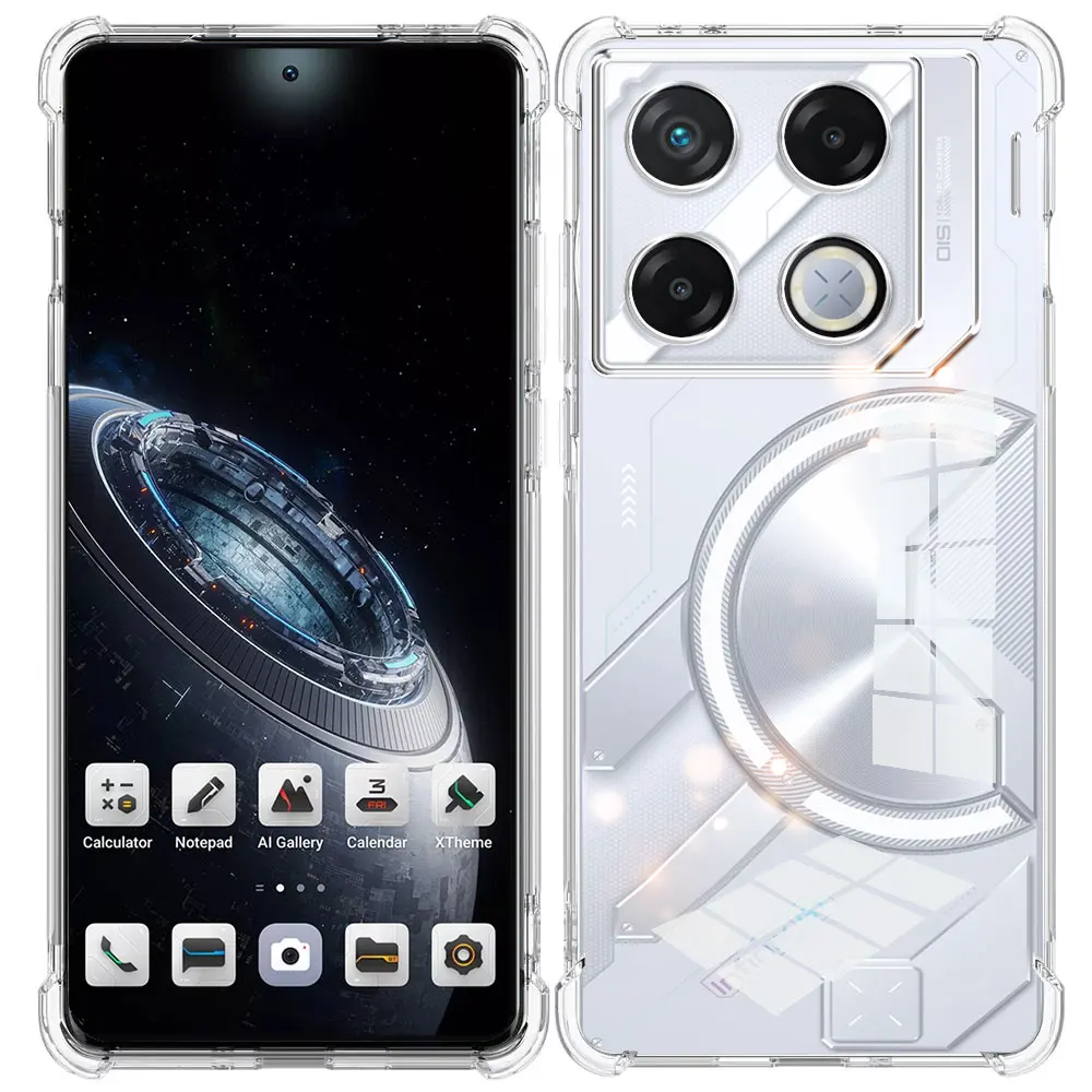 Phone Case For Infinix GT 20 Pro 5G Shockproof Case For Infinix GT20 Pro 5G Transparent Soft Silicone Clear Cover Protect Fundas