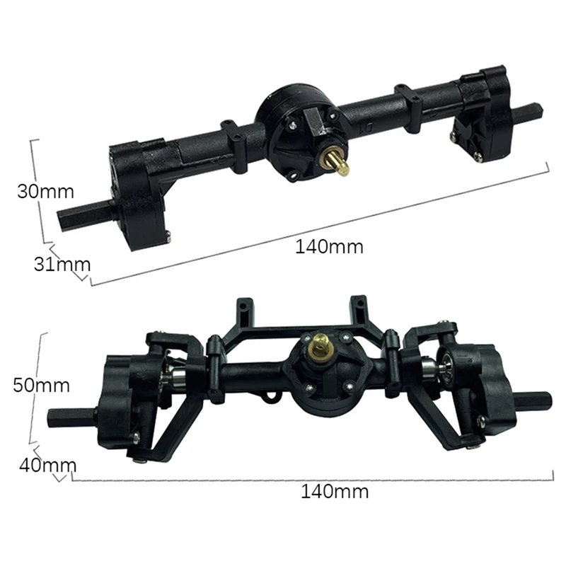 Voor En Achter Portal As Voor LDRC LD-P06 LD P06 Unimog 1/12 RC Truck Auto Onderdelen Accessoires