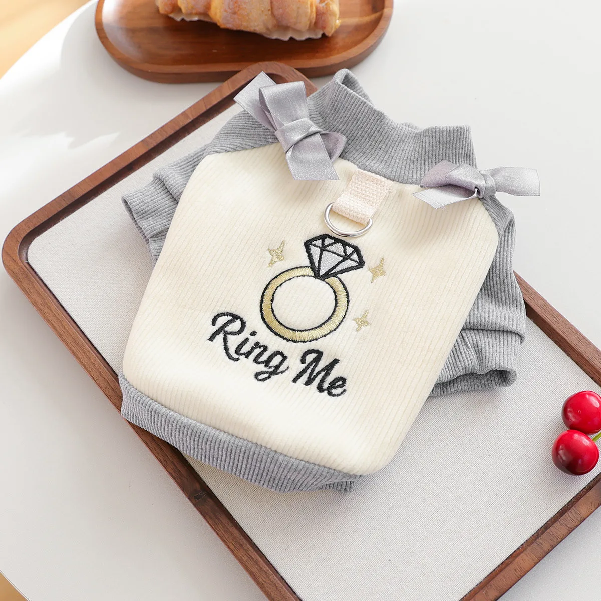 Adorable Valentine s Day Couple Round Neck Pet Vest Warm Winter Cold Resistant Clothes for Small Dogs Puppies Cute Pet Outfits