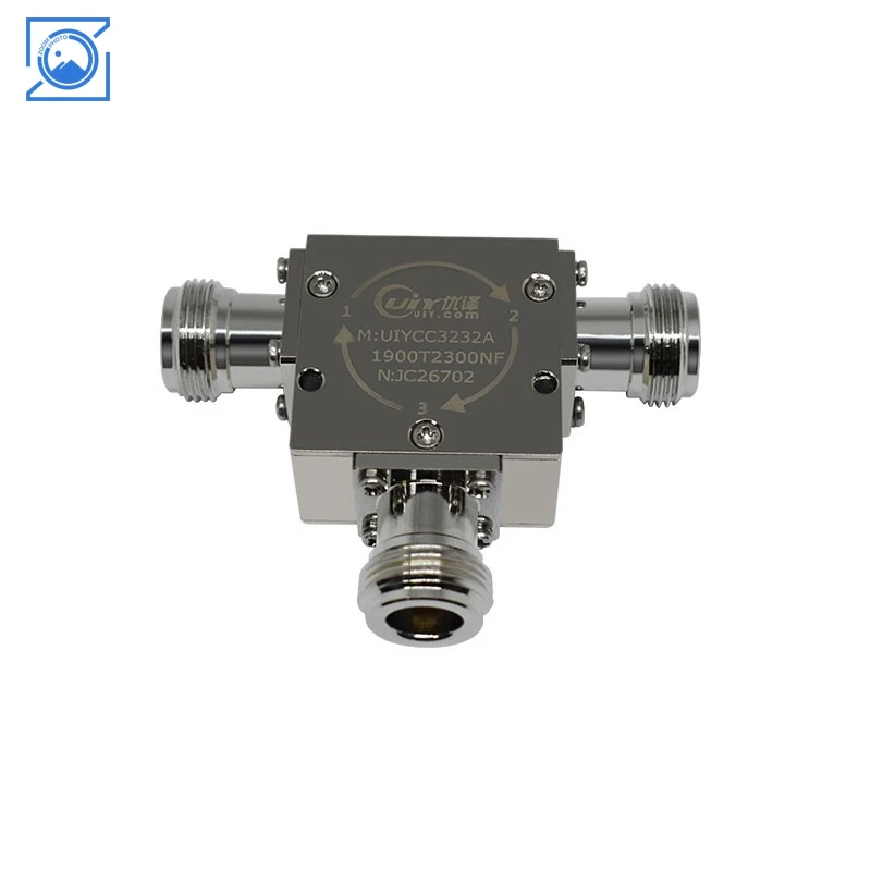 UIYCC3232A Coaxial Circulator Microwave Circulator with 800-900MHz Range and Optional Connectors