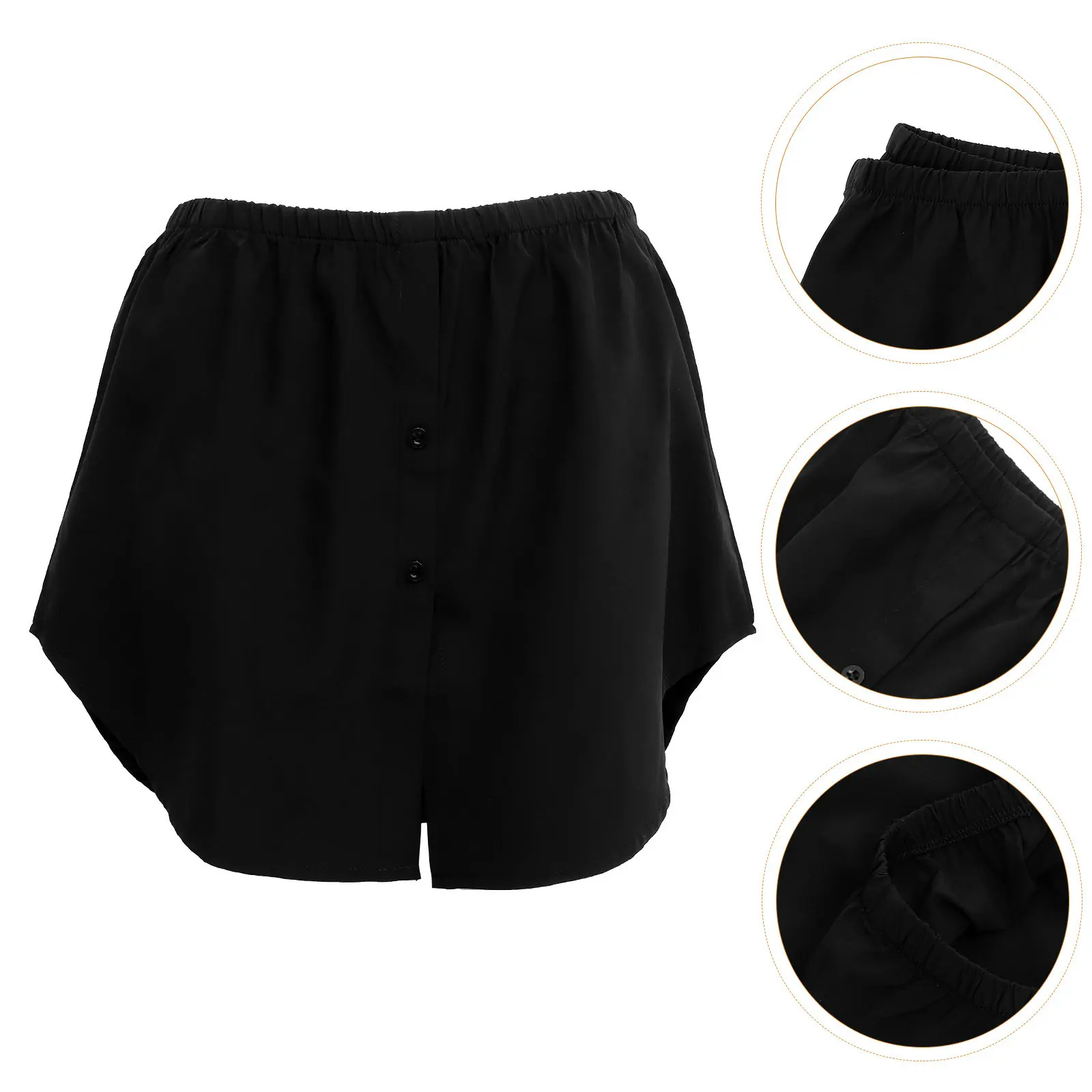 

Women Shirt Extender Fake Skirt Underskirt for Layering Under Dresses Sweaters Jackets Curvy Figure Friendly Seamless Waist Hip